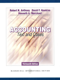 Image of ACCOUNTING : Text & Cases (Thirteenth Edition)