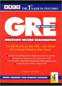 Image of ARCO : GRE : Graduate Record Examination GENERAL TEST