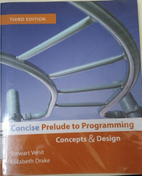 Image of Concise Prelude to Programming Concepts & Design