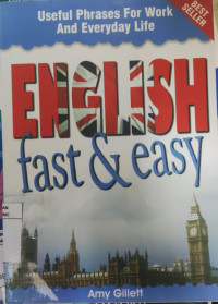Image of ENGLISH : Fast & Easy