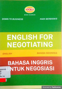 Image of English For Negotiating: Bahasa Inggris untuk Negosiasi