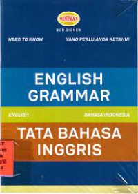 Image of English Grammar: Tata Bahasa Inggris