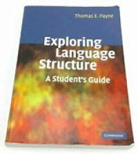 Image of Exploring Language Structure : A Student's Guide