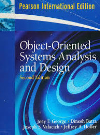 Image of Object-Oriented Sysems Analysis and Design