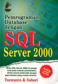 Image of Pemograman Database Dengan SQL Server 2000