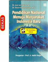 Image of Pendidikan Nasional Menuju Masyarakat Indonesia Baru