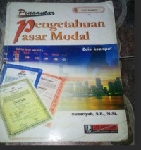 Image of Pengantar Pengetahuan Pasar Modal