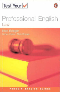 Image of Professional English Law