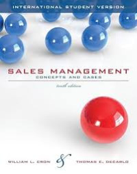 Image of Sales Management : Concepts and Cases