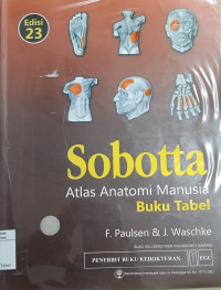 Image of Sobotta Atlas Anatomi Manusia: Buku Tabel