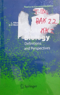 Image of System Biology : Definitions and Prespectives