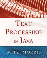 Image of Text Processing In Java